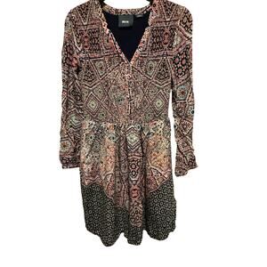 Maeve abstract color dress size S